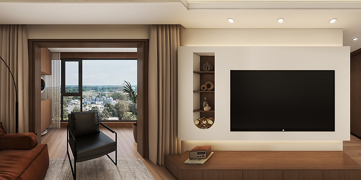 设计师.凌-中古·上城壹号-装修设计方案