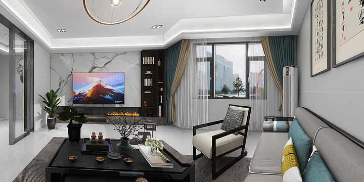 Yan鹿装饰设计-司铺.陈总雅居-装修设计方案