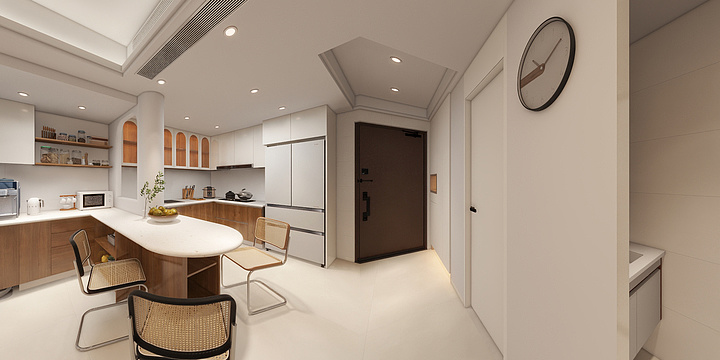 香格装饰-佳佳-杨工-原木简约-银领名轩76方-装修设计方案