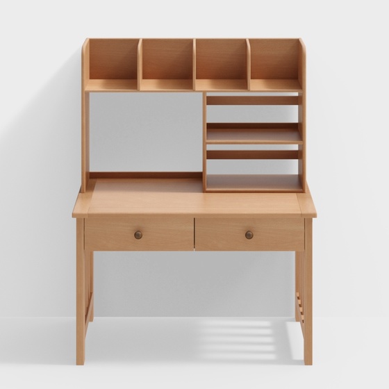 Kiomura Language   Asano # Study Desk   Log style Solid wood desk