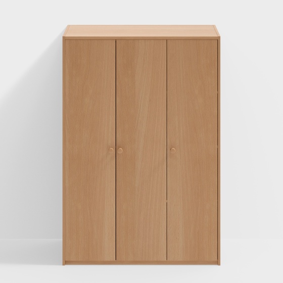 Qiao Mu Rayu   Hiragawa wardrobe   Sanmen   Log style solid wood wardrobe