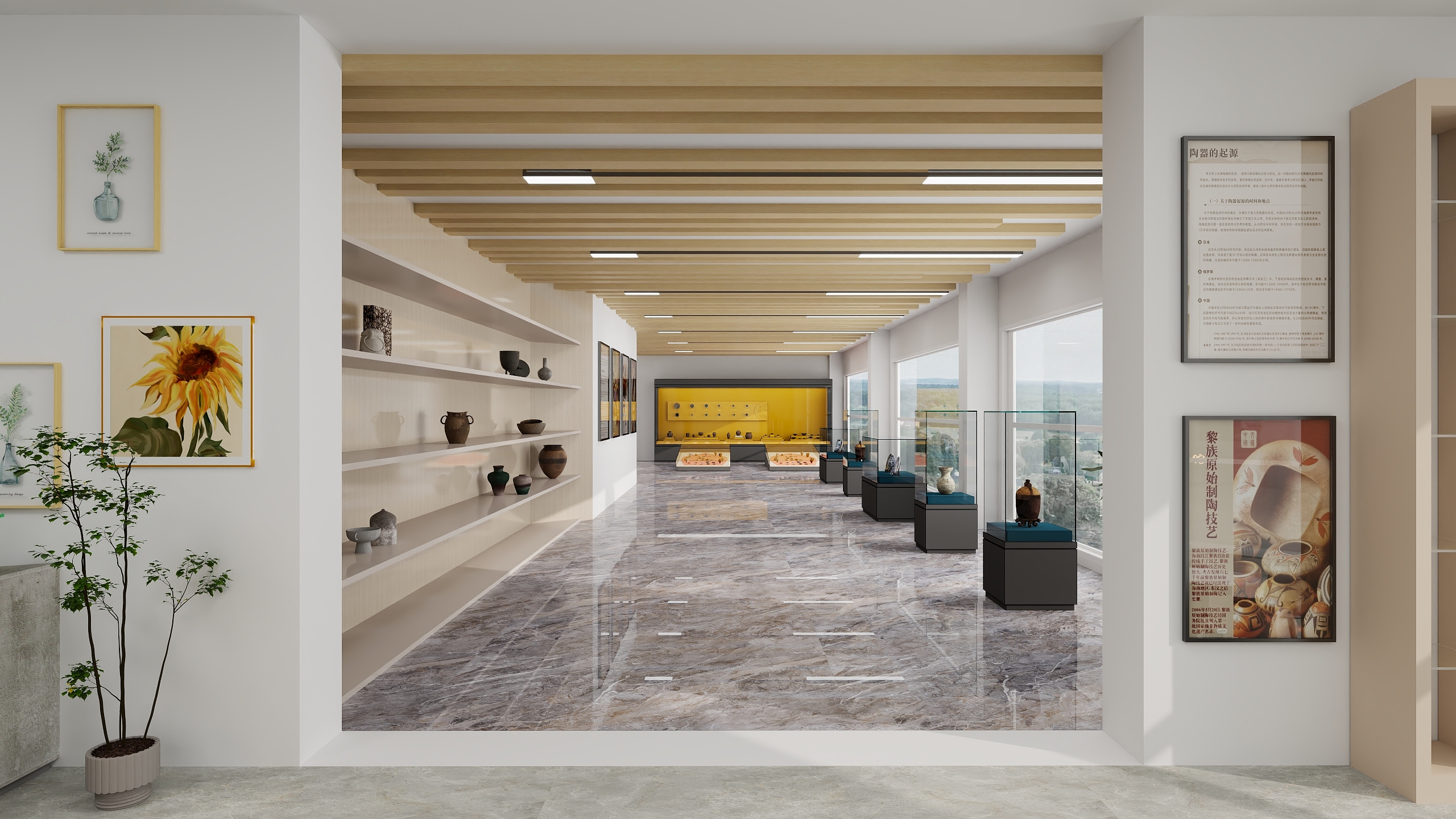 清凤华龙-陶艺展馆-装修设计方案