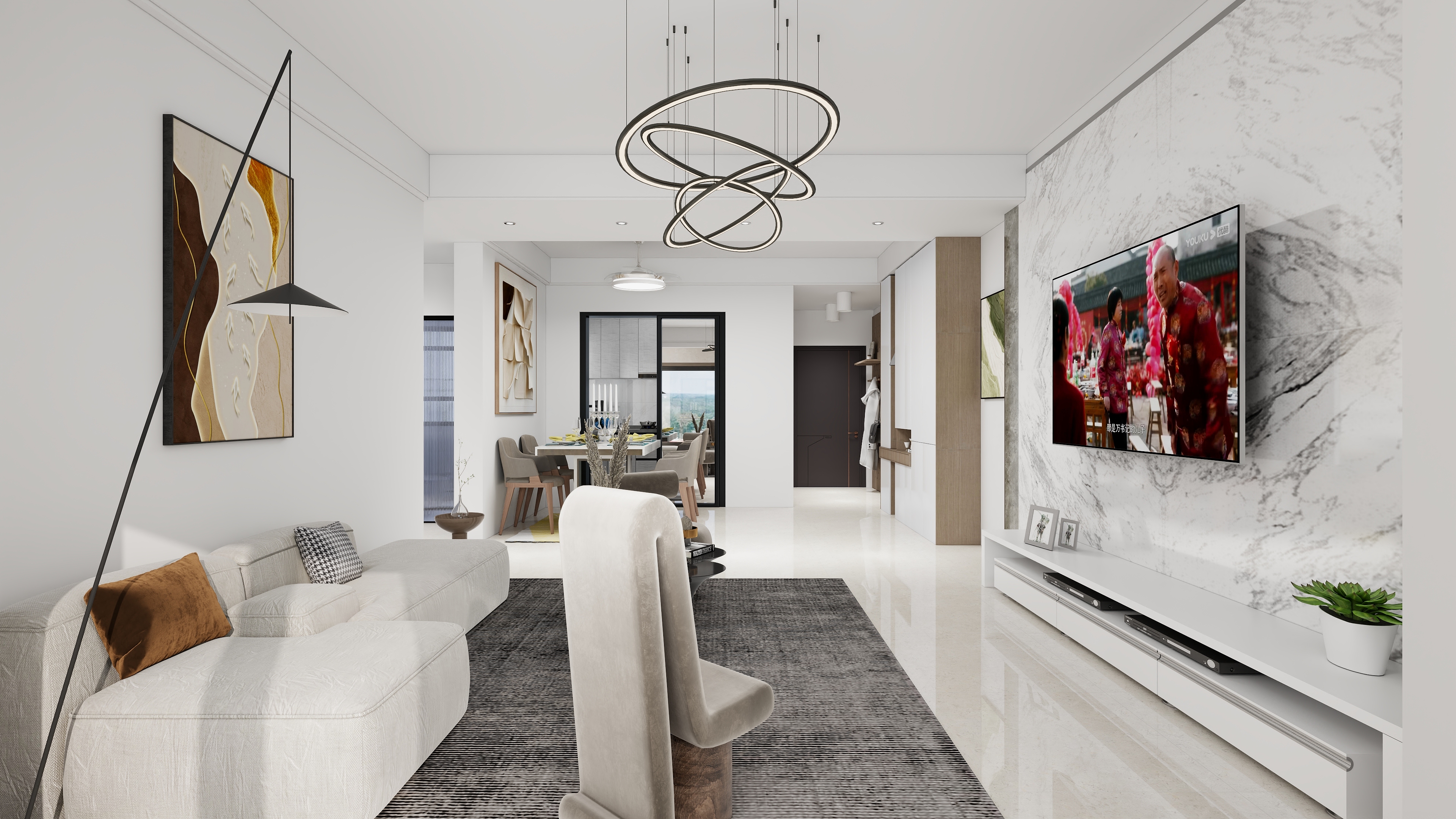 山东居贤装饰巨野分公司-明德府7-1302轻奢-装修设计方案