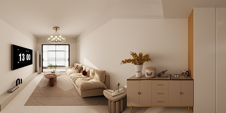 尚蓝小马-都会森林 奶油-装修设计方案