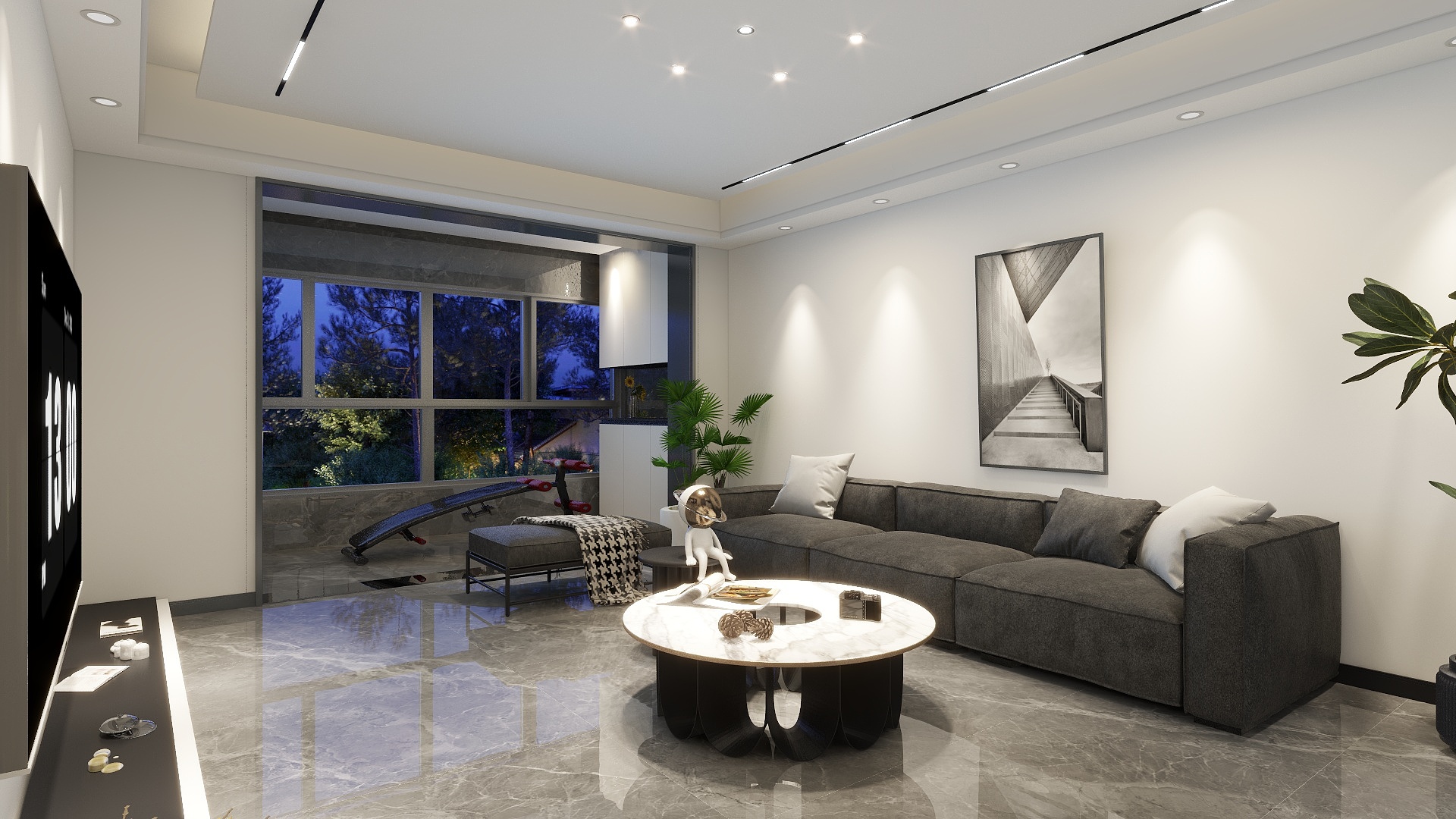 野狼盼月6661- 天马广场 家装装修效果图