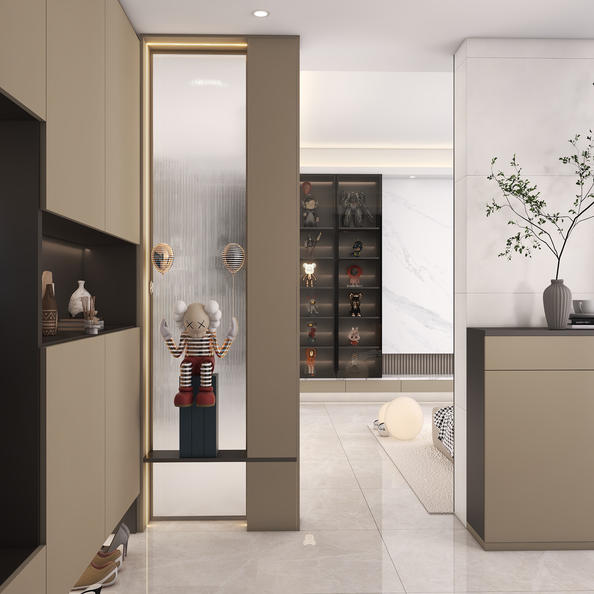 QD设计陈杰龙-万林湖-现代简约-装修设计方案