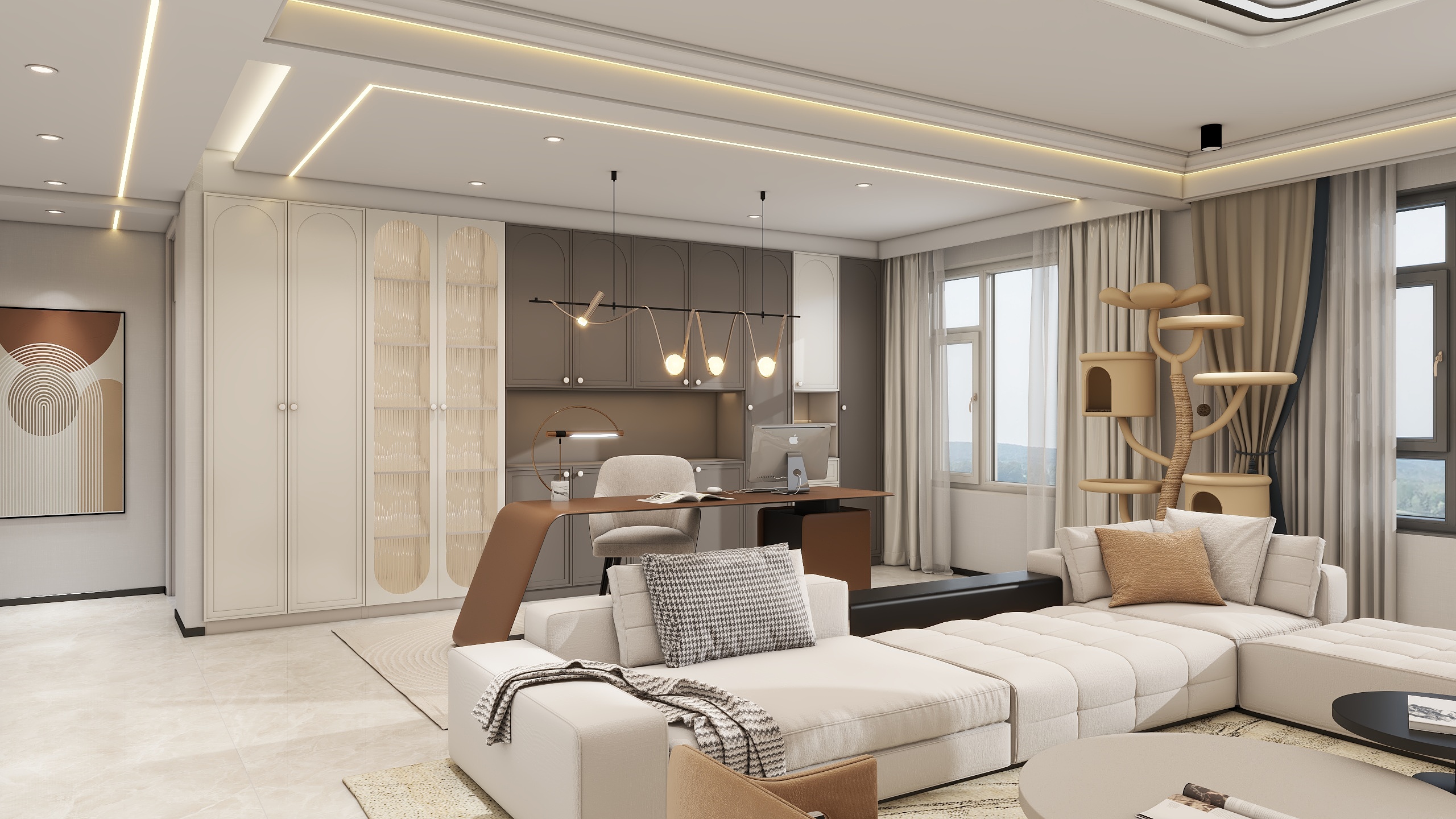 优筑设计-DLP-方山公馆-3-2-401-装修设计方案