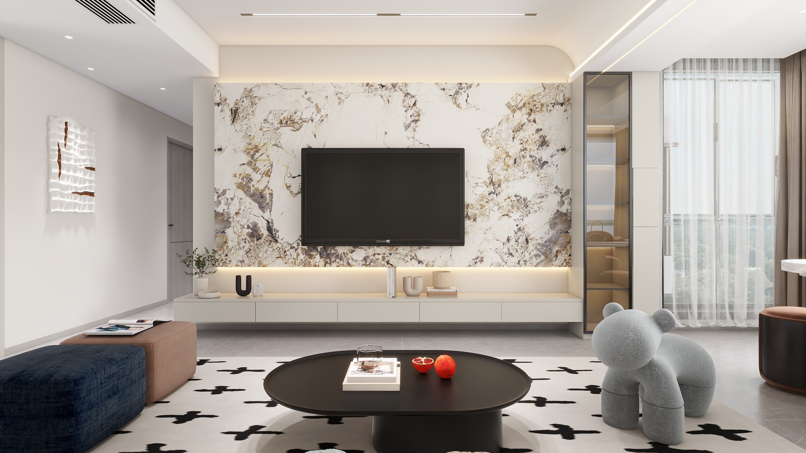 情深小许-134㎡5室-三月微醺-装修设计方案