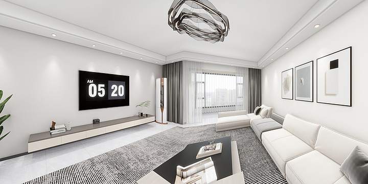 旭峰装饰-玥-国泰公馆4-701-装修设计方案