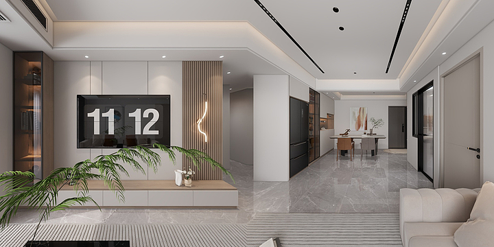 黄冈圆方装饰有限公司-昆仑一号小区-装修设计方案