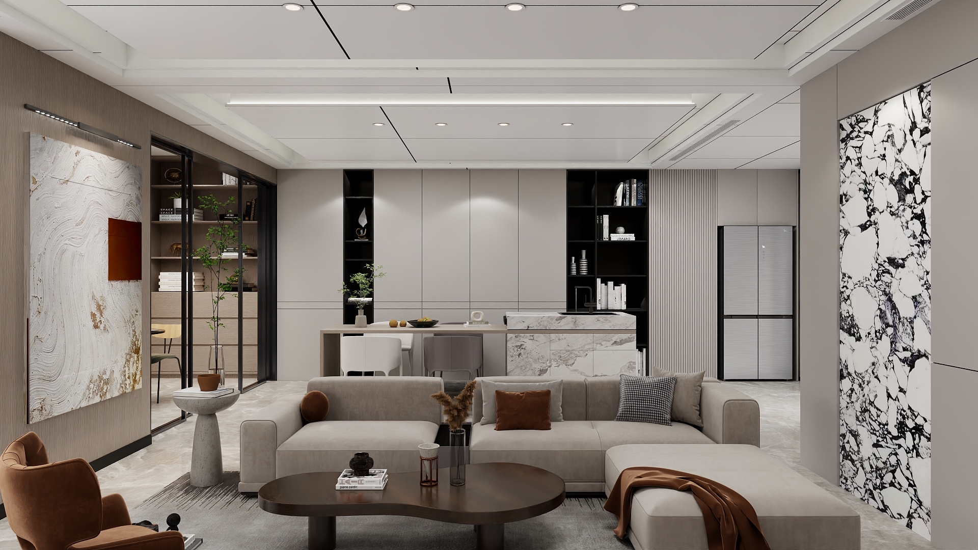 HaNEg-195㎡1室-装修设计方案