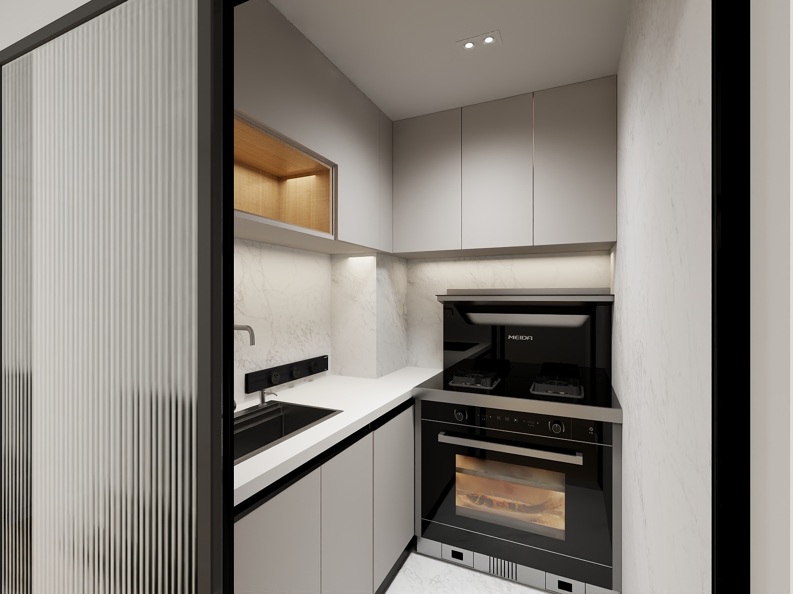 爱设计的wendy-绿辰厨房改造-装修设计方案