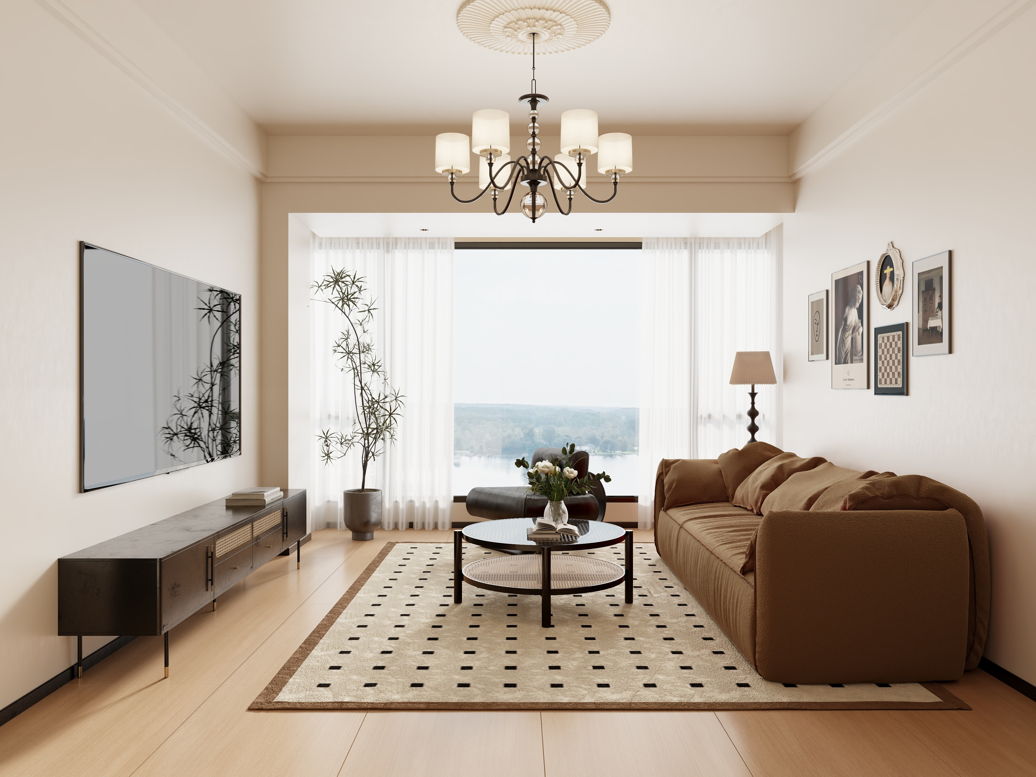 全案整装设计-王工-五期80㎡3室-装修设计方案