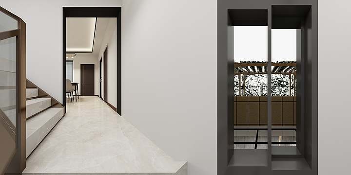 邵工做设计-鄂州会所方案1F庭院-装修设计方案