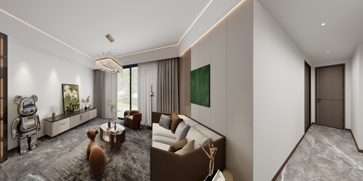 -黑白坊--万科卓越珑远未来之光-酒柜-装修设计方案