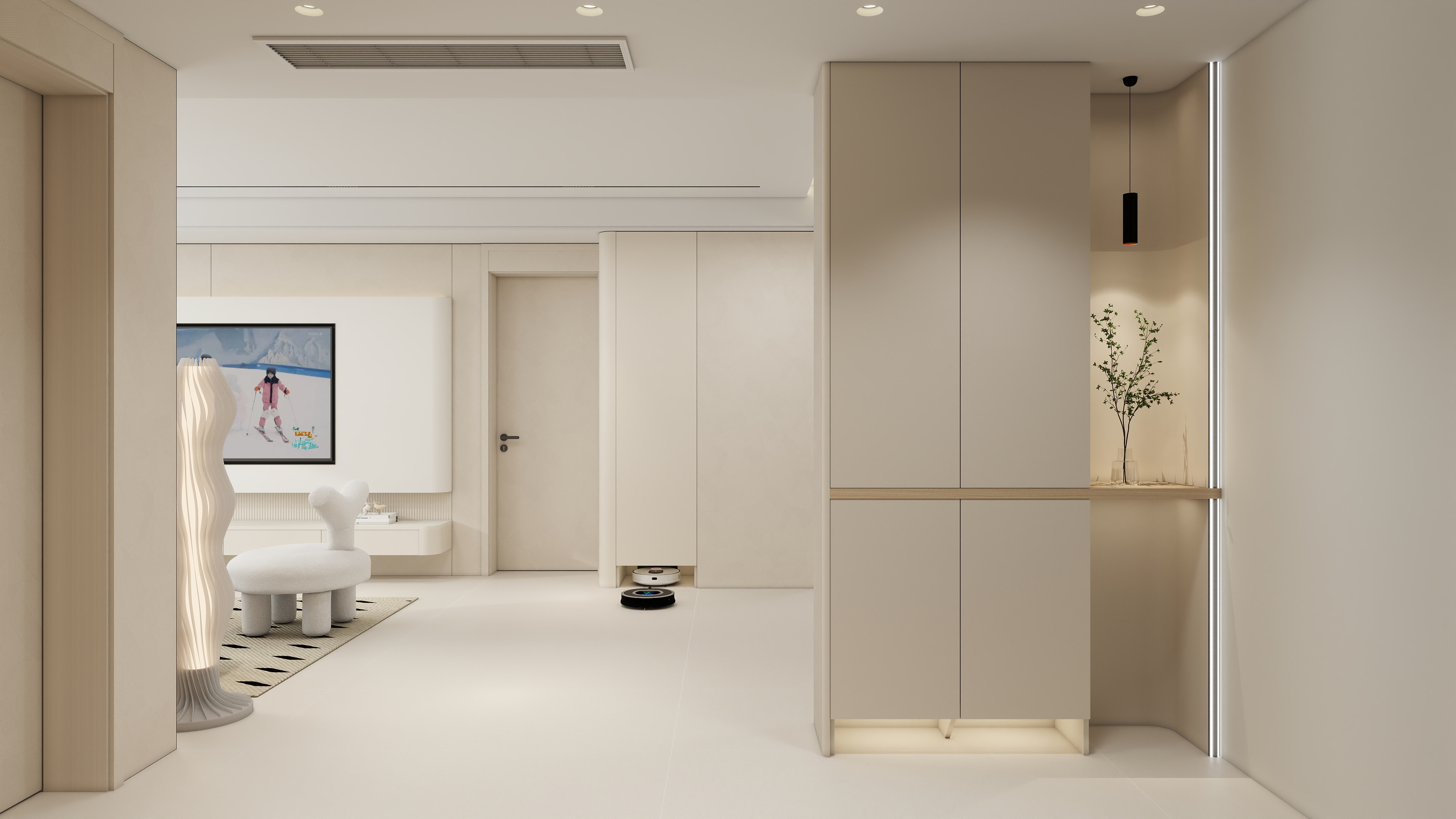 全案设计师|贾元-《奶味十足》110㎡新婚奶油风-装修设计方案