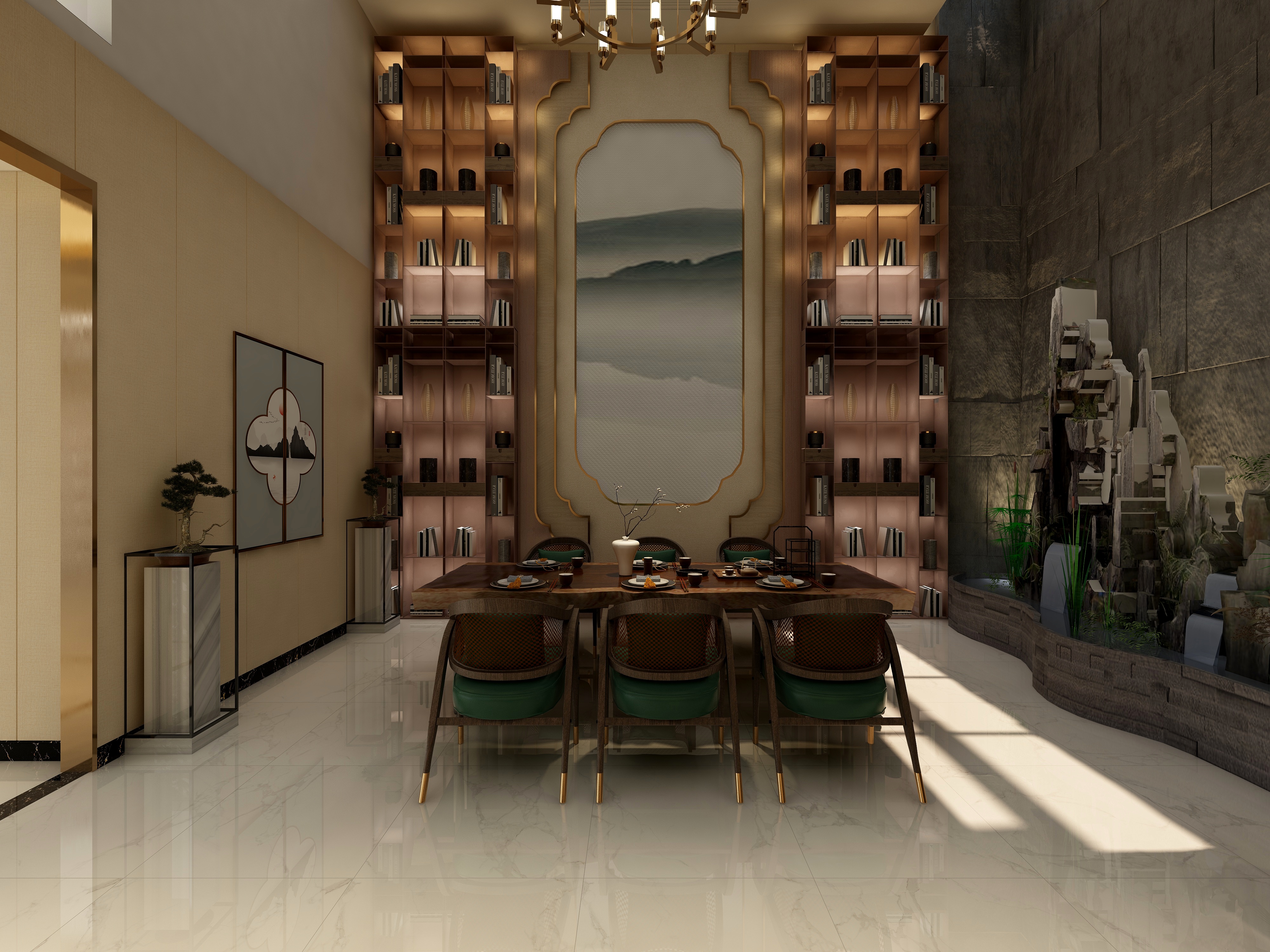 四月蚂蚁子弹飞-后现代轻奢风别墅雅居装修效果图