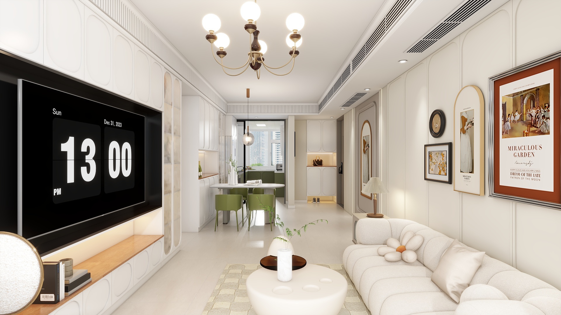 刘安明-九里华庭-轻法混搭风-装修设计方案