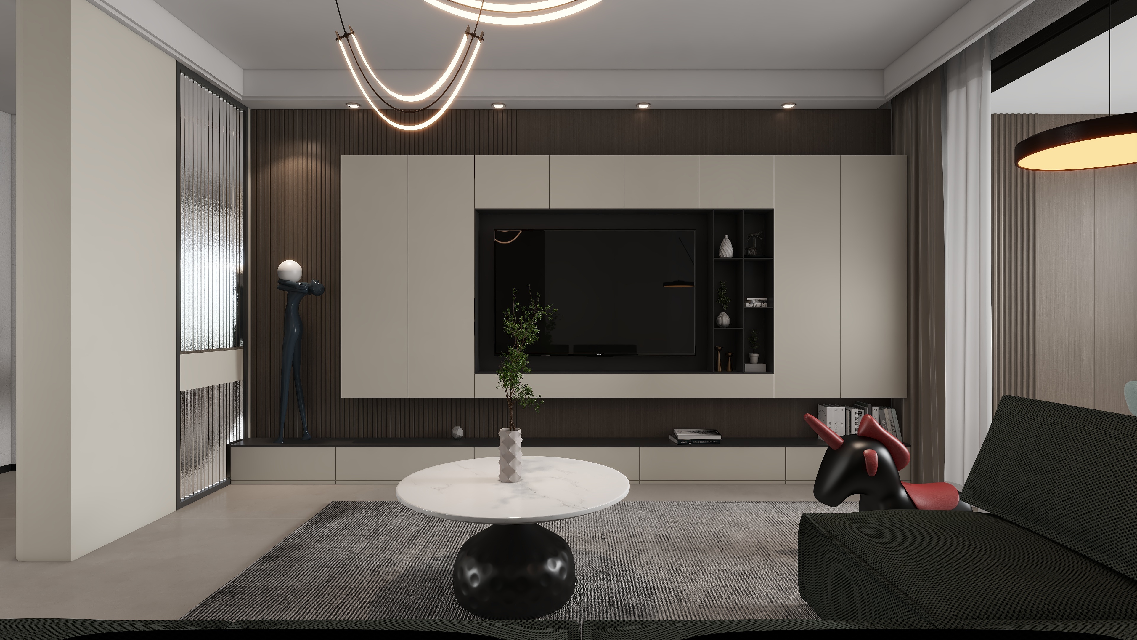 刘青松.-131㎡2室-装修设计方案