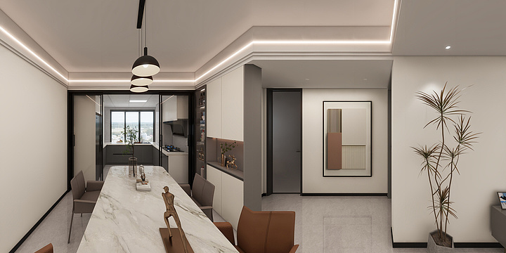 徐玉虎Xuyuhu-上和苑15#1.701-装修设计方案