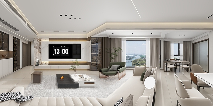 天熠装饰设计-157㎡4室-装修设计方案