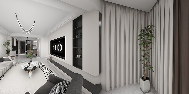 middotx-3.29 宜居华庭-现代简约-装修设计方案