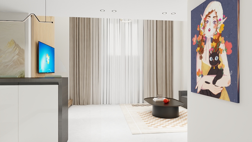 灵若颜-蜀江天地1-装修设计方案