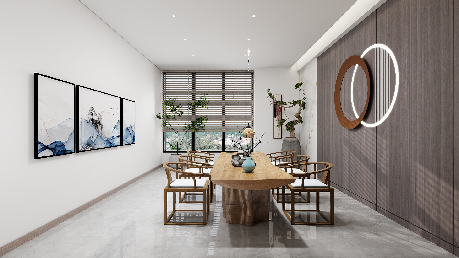 AI柚子0803-新中式茶室-装修设计方案