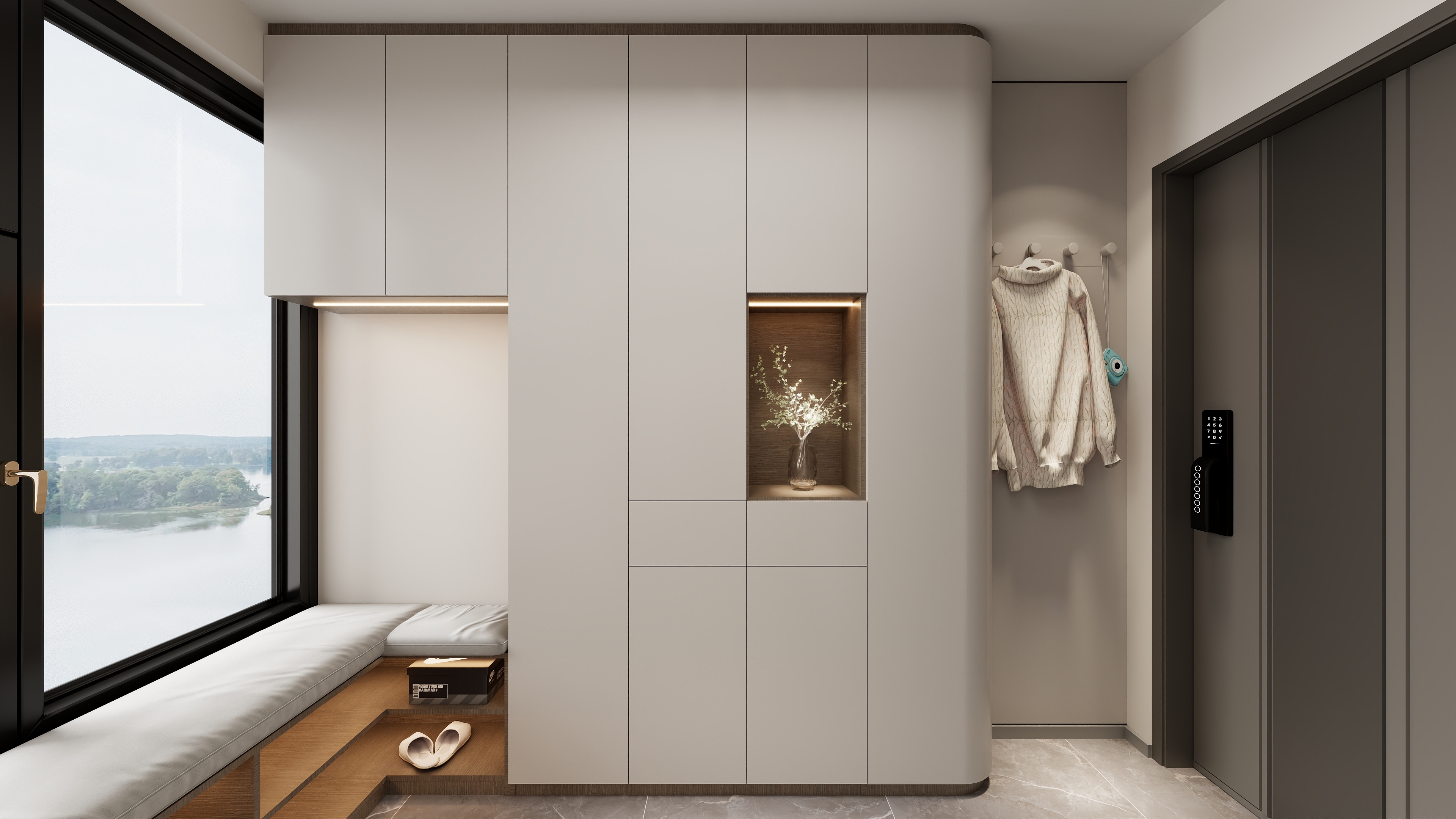 艺雅丽-160平现代简约装修效果图