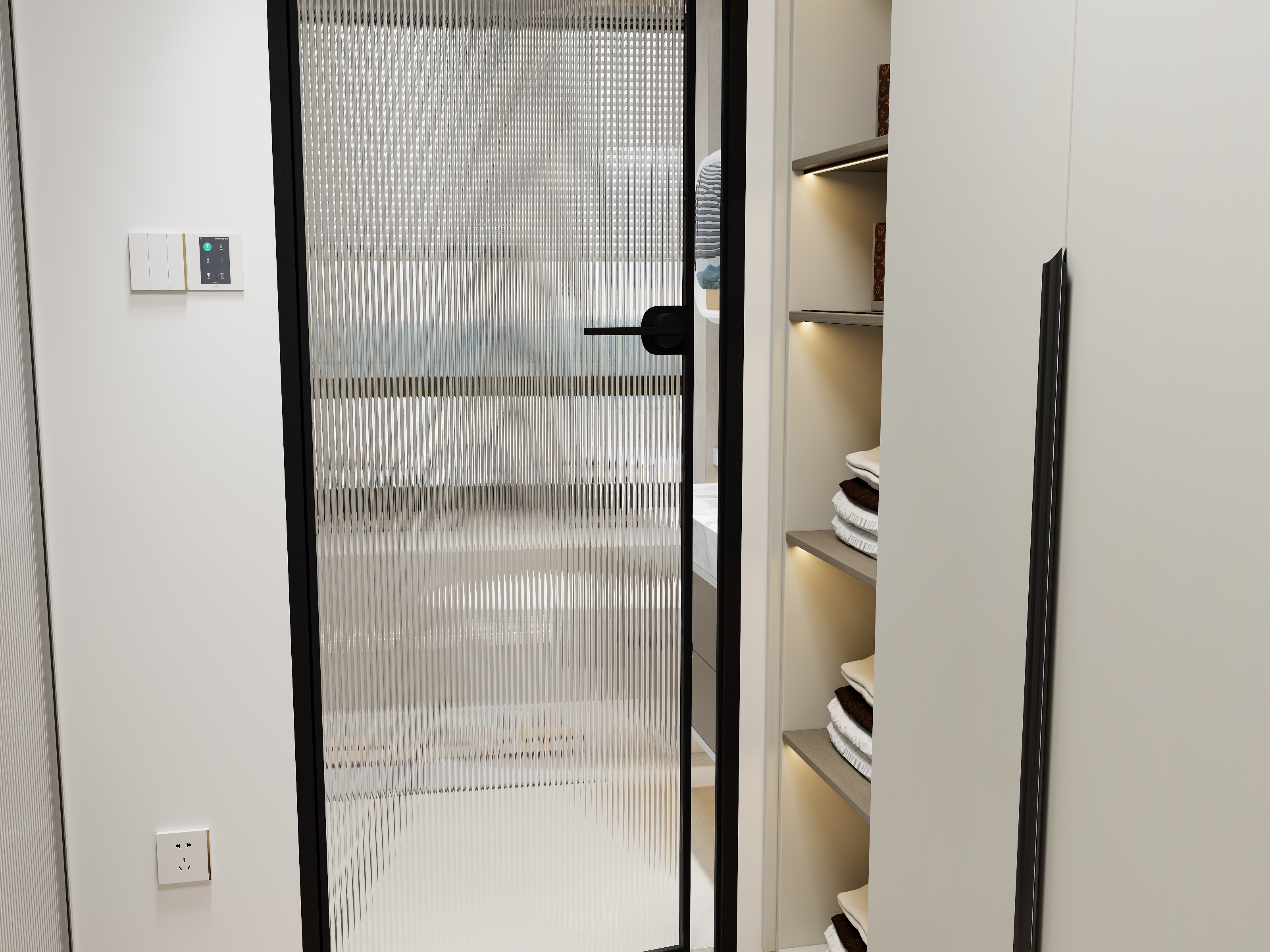 908Nvex-保利学仕府现代简约144㎡3室装修效果图