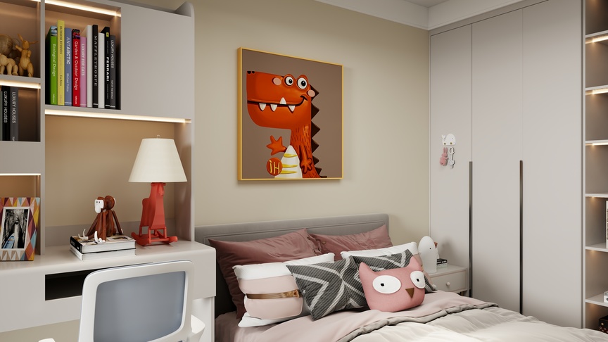 艺雅丽-160平现代简约 装修效果图