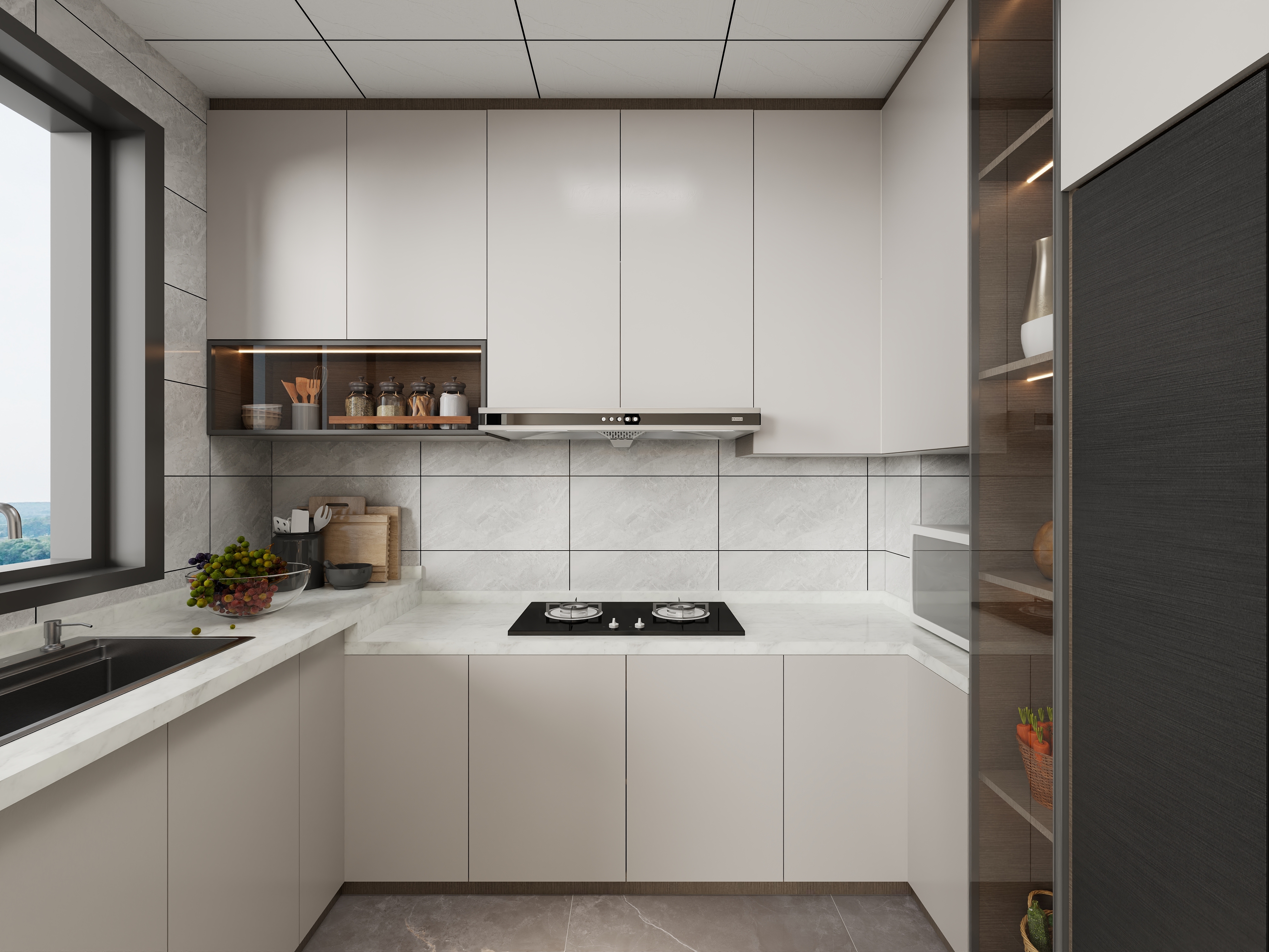 艺雅丽-160平现代简约装修效果图