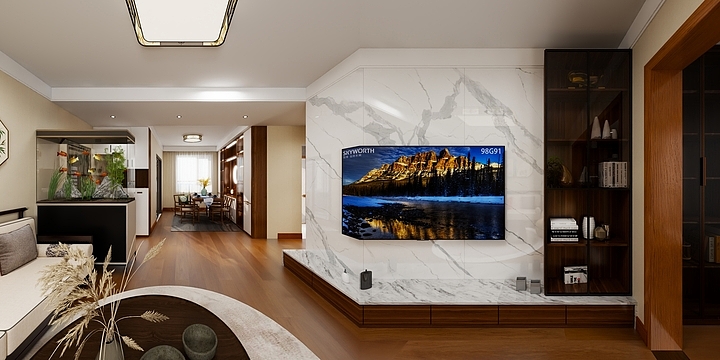 天山设计-保利领秀山11区4-1001-副-装修设计方案