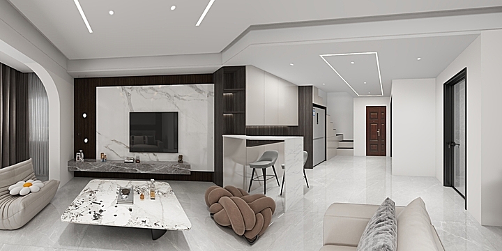 张强-御宾府客餐厅-装修设计方案