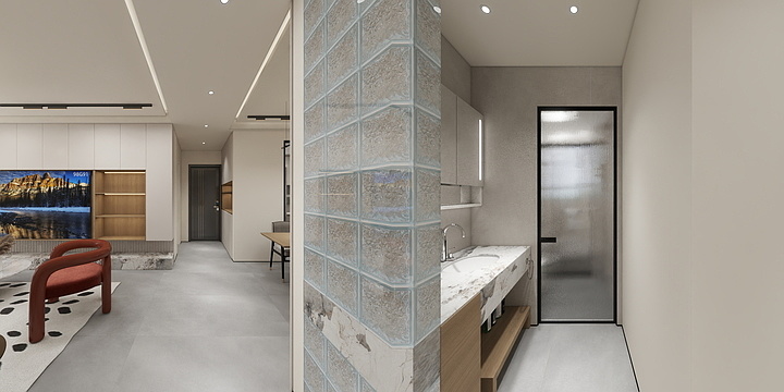 青晨设计-景城名郡-装修设计方案