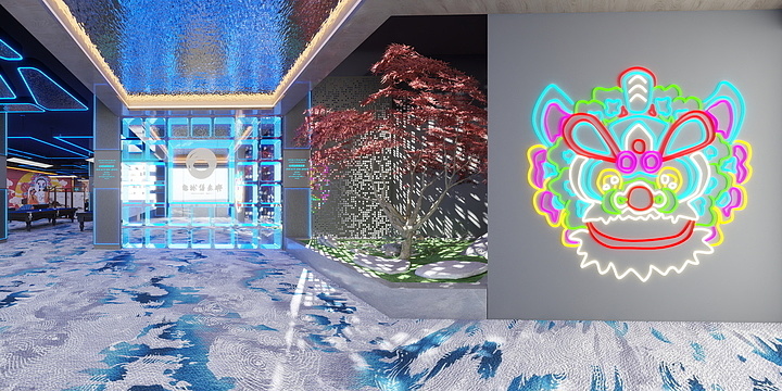 苏哲xsy-551平国潮台球厅-装修设计方案