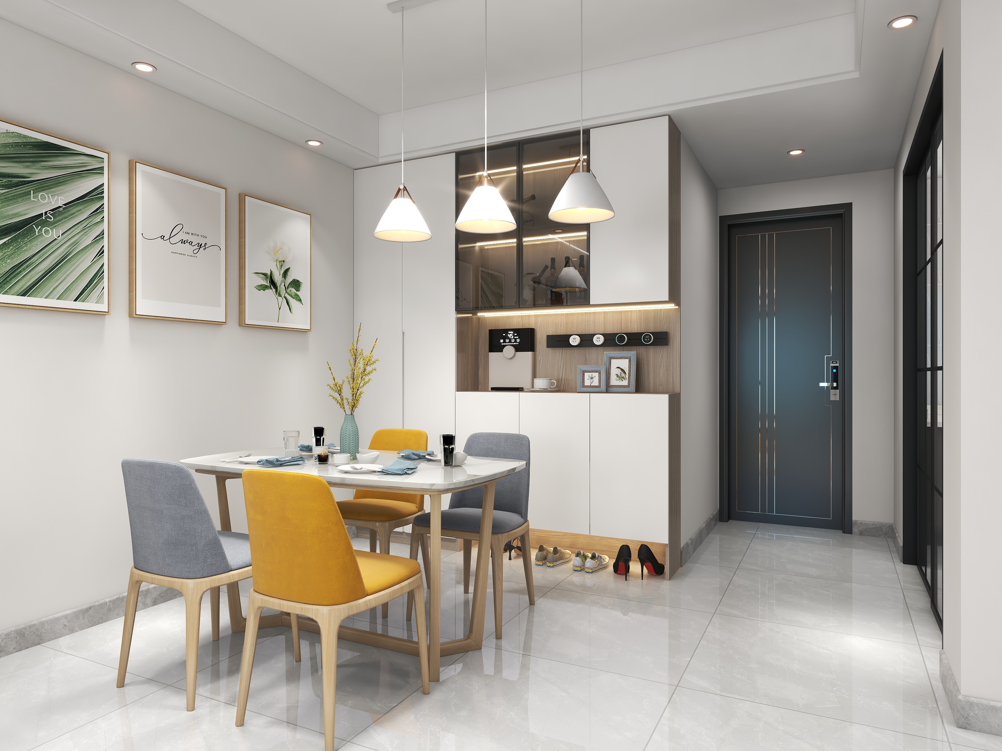 @家装设计-硬装专业等级考核户型-装修设计方案