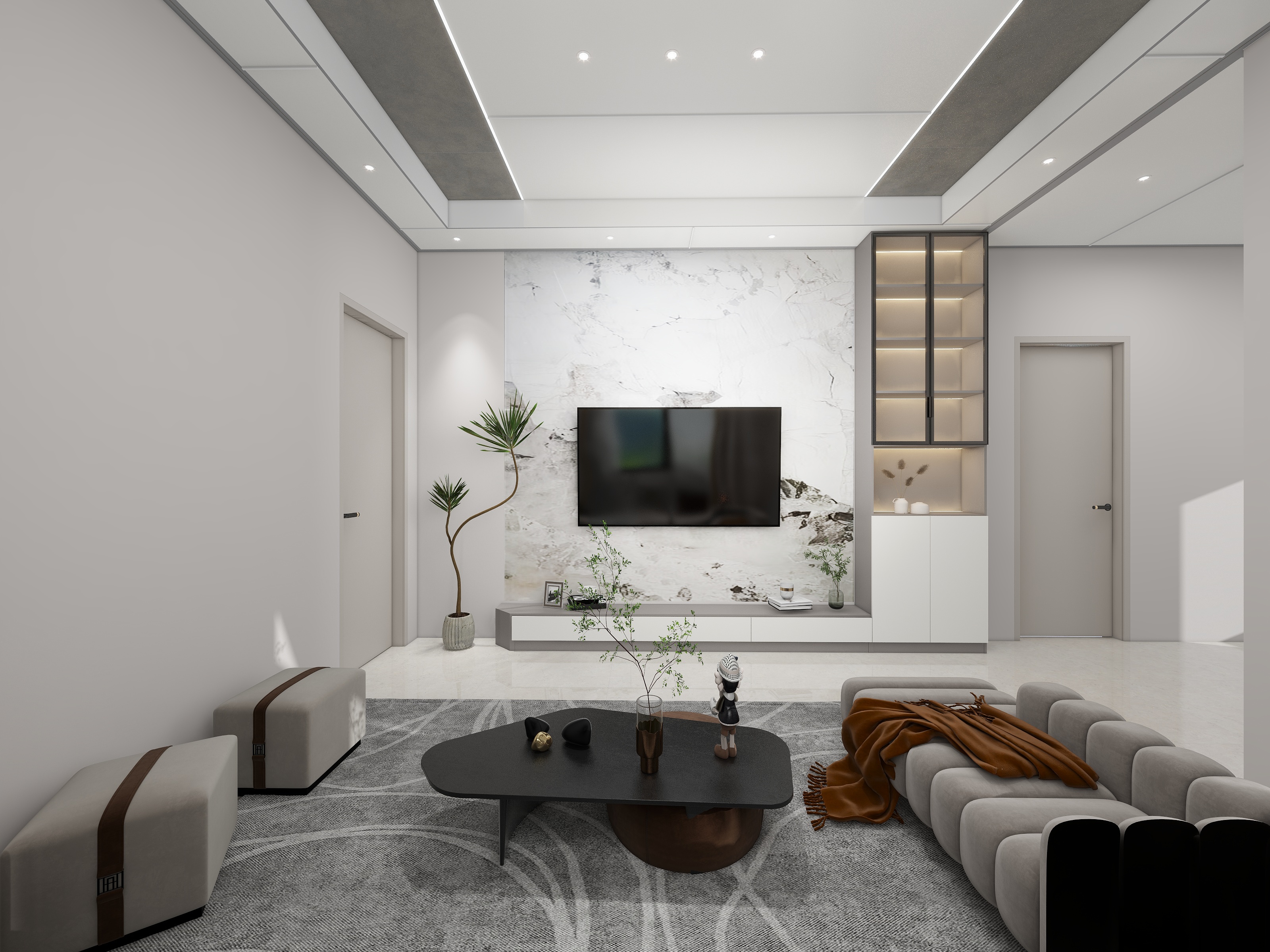 YSY室内家装效果图- 岭脚排朱老板雅居  -装修设计方案