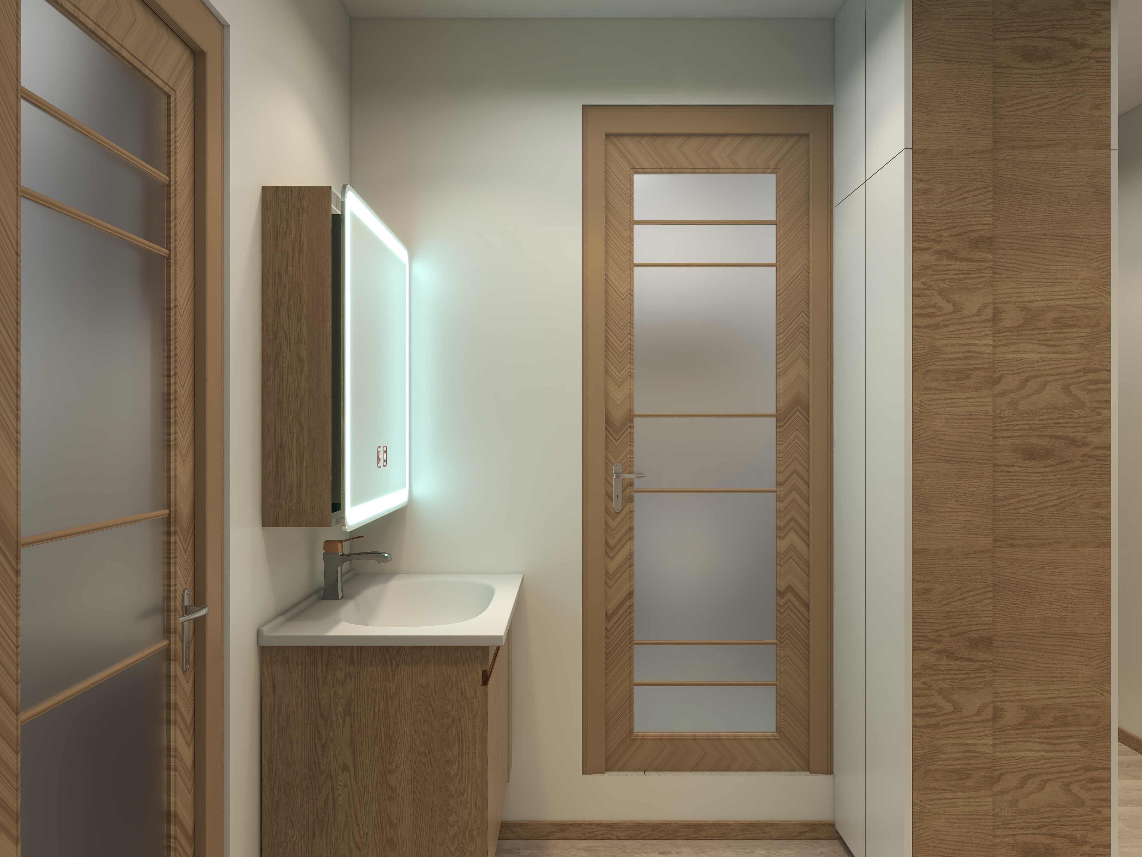 四月蚂蚁子弹飞-现代简约86㎡2室装修效果图