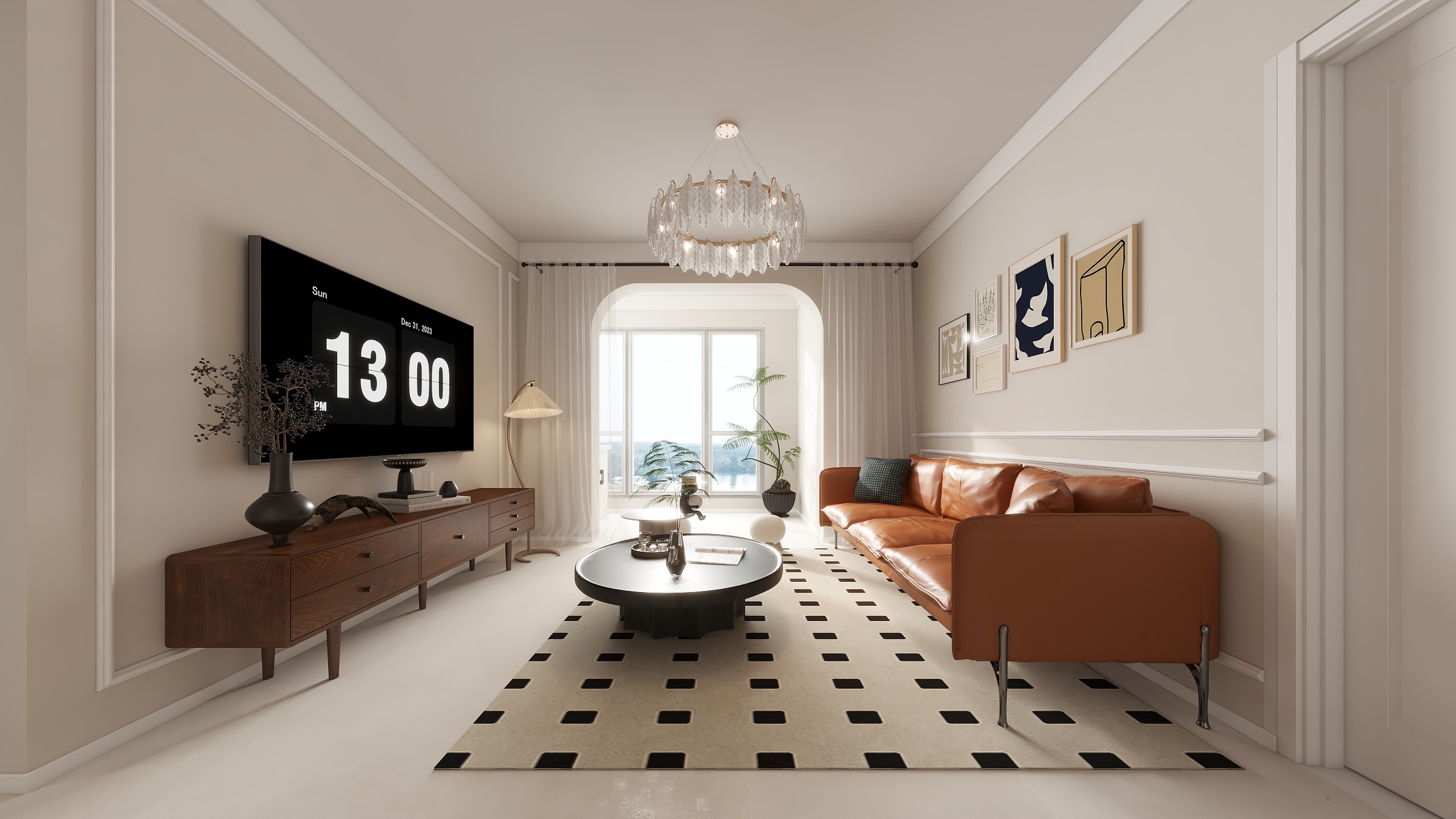 艾梵KcoP-现代简约69㎡2室-装修设计方案