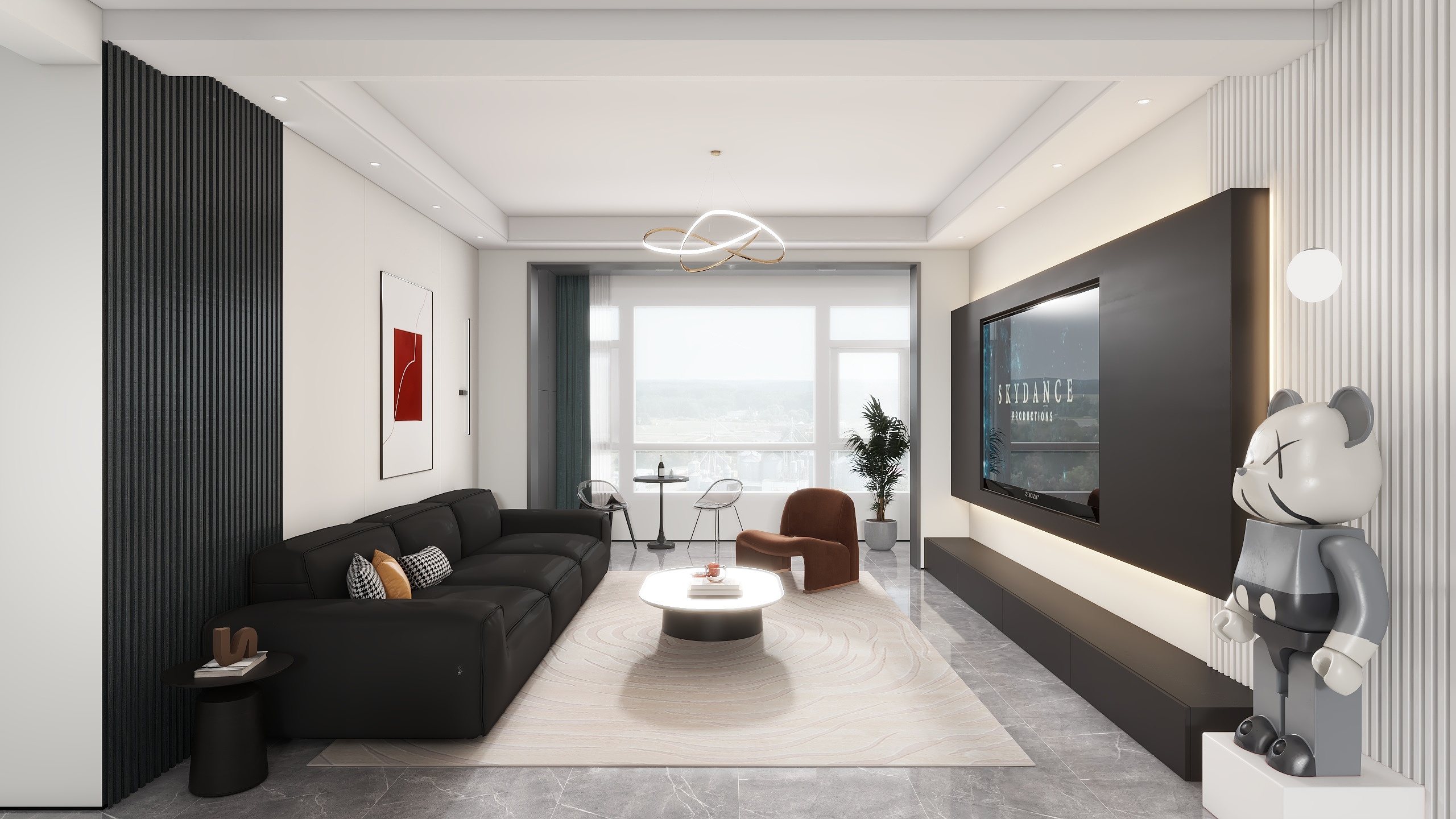 效果图展示页面-131㎡3室-装修设计方案