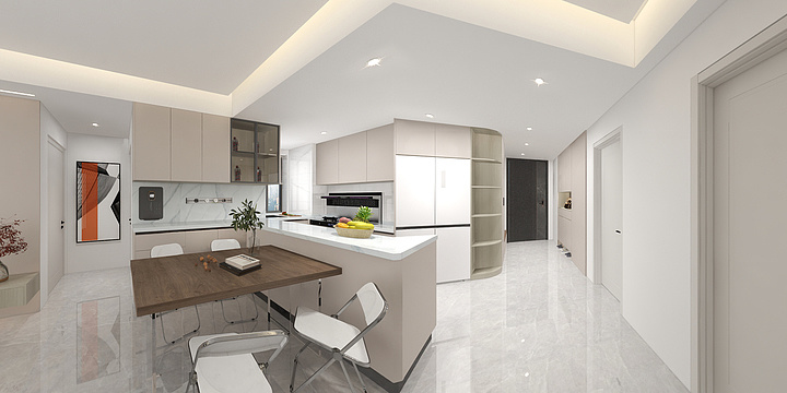 Designer崔工-金地天河公馆7-1803王先生雅居-装修设计方案