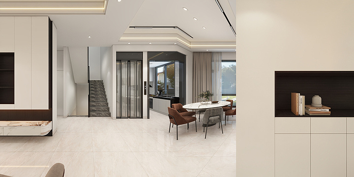 设计师ZZM-开平碧桂园观山湖11街82号（负一，一楼）-装修设计方案