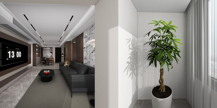 全案设计弗兰克吳-宿迁·金鹰(上苑)93㎡-装修设计方案