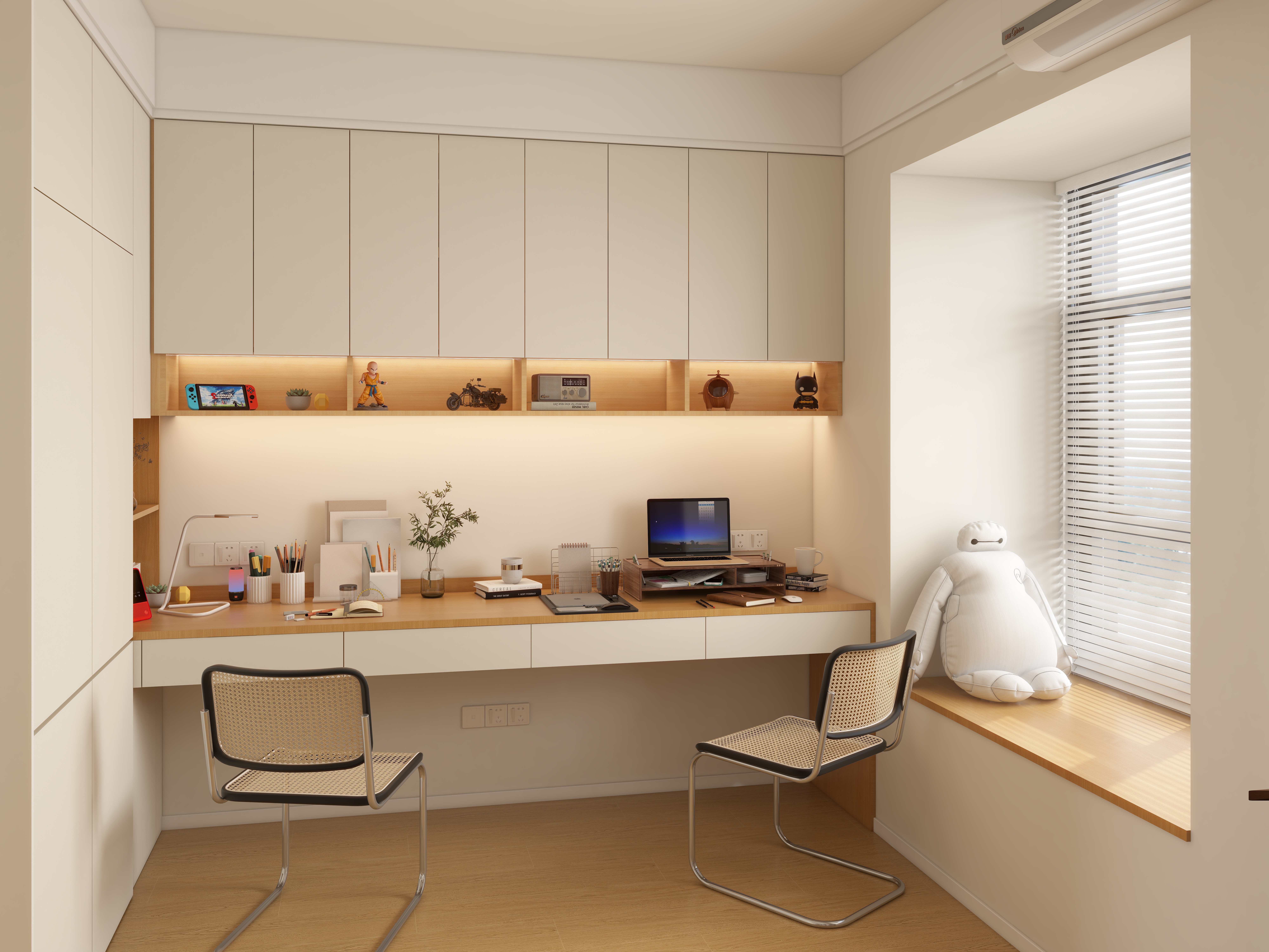 一个爱睡觉的懒虫-长房东旭国际125㎡4室装修效果图