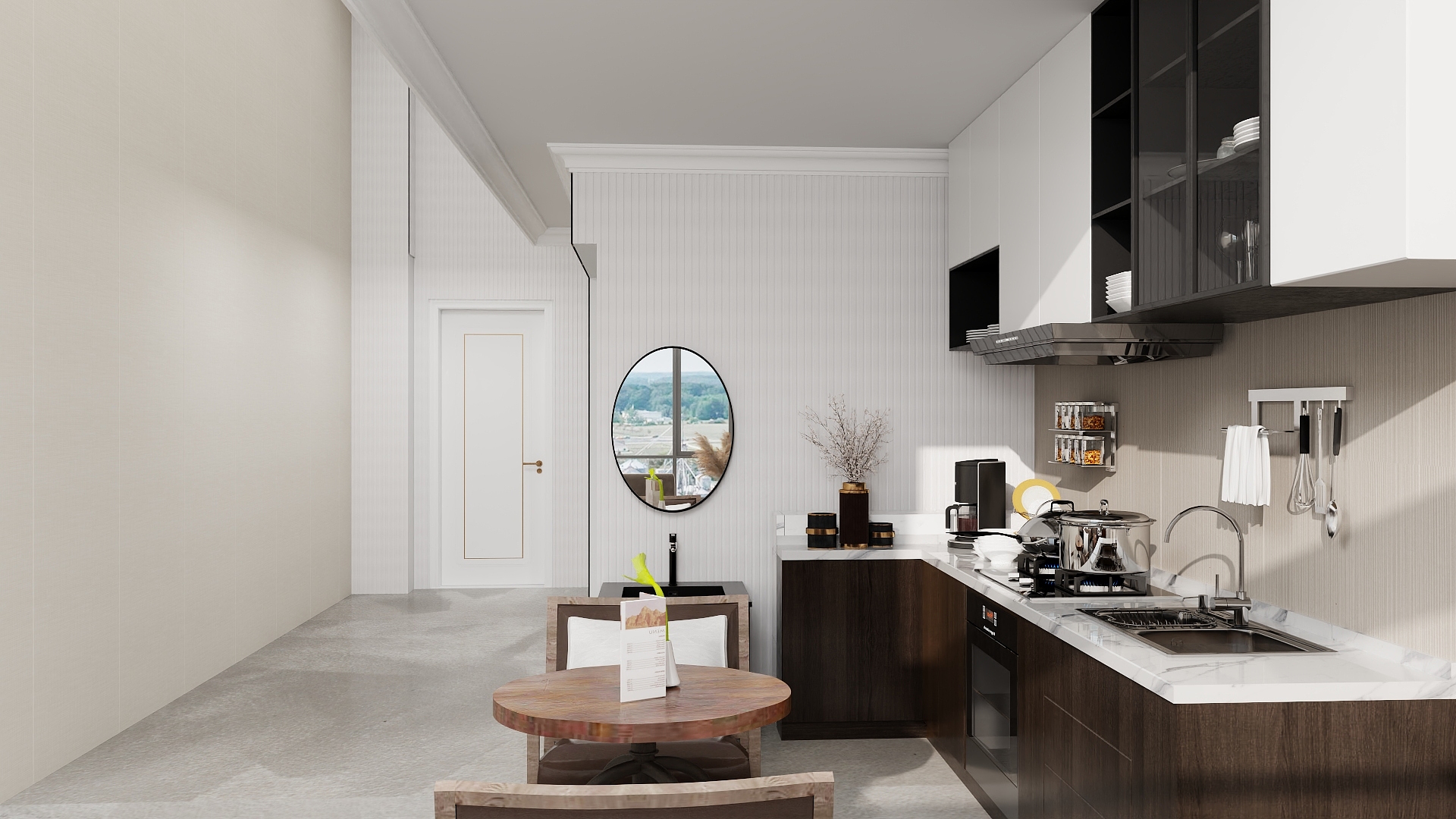 晚夜微雨CWSl-金科城-Loft随性简约设计-装修设计方案