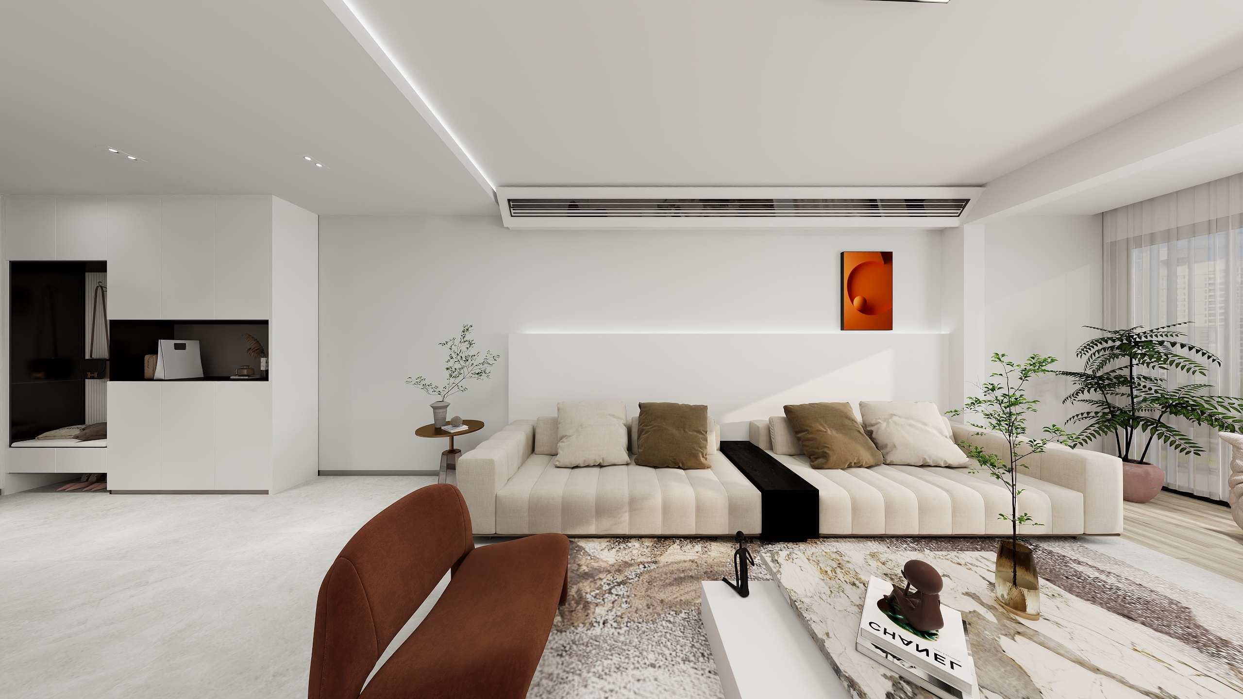 杨大林-滨语听湖124㎡4室-装修设计方案