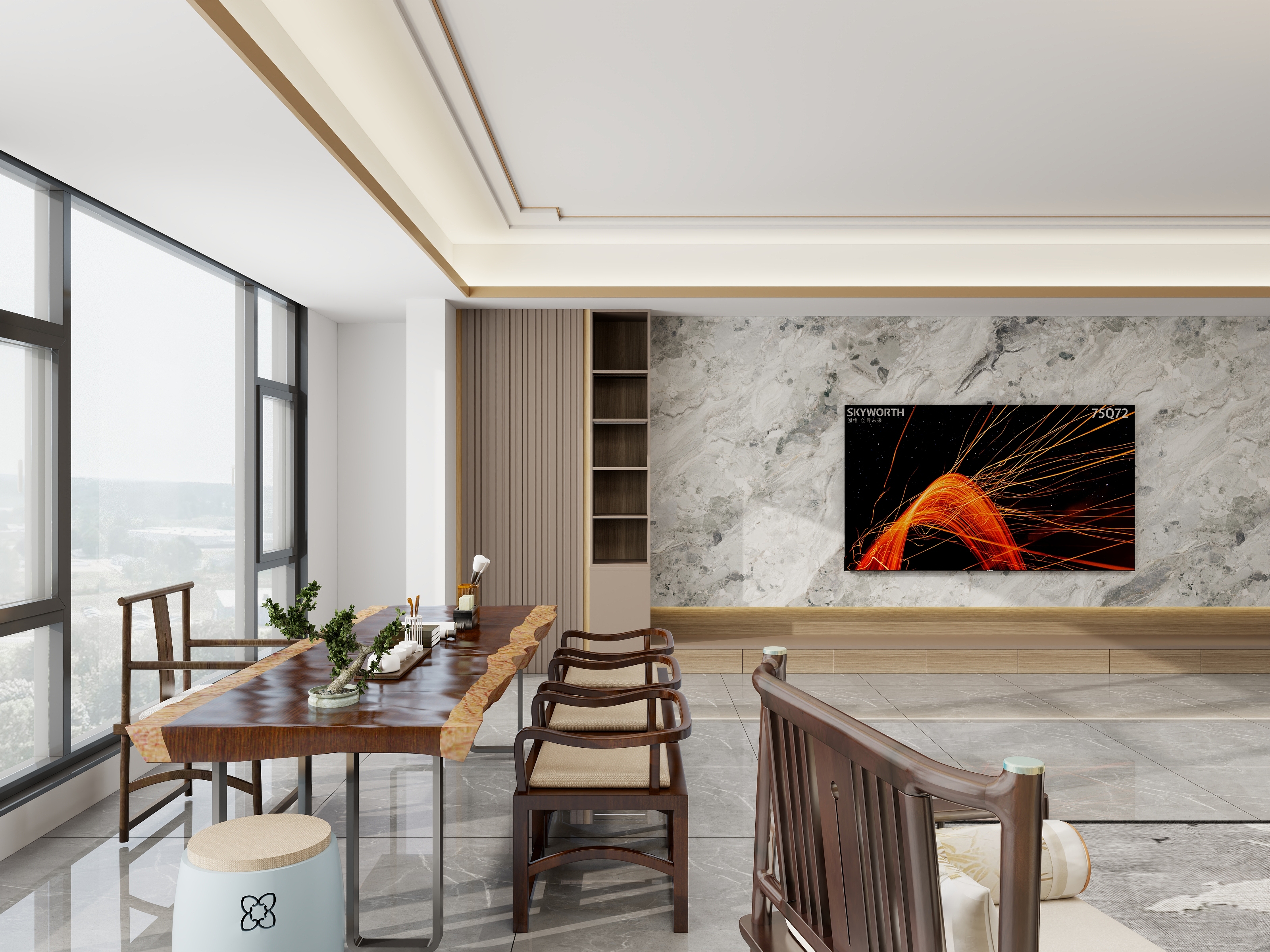 香格装饰-佳佳-杨工-新中式-海璟天翡200方-装修设计方案