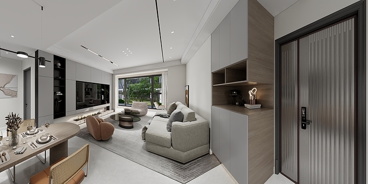 淮治-胡姐雅居-装修设计方案