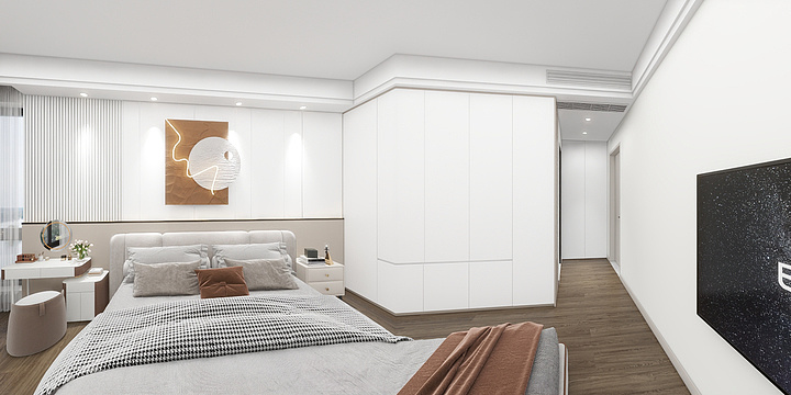 橙艺设计-明月天骄402-装修设计方案